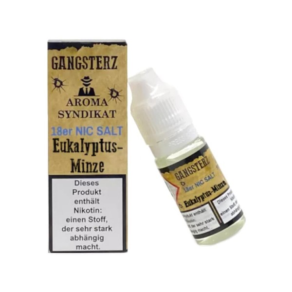 Gangsterz - Eukalyptus-Minze - 10ml NicSalt Liquid