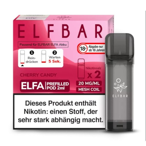 ELFBAR Elfa Pod Cherry Candy 2er Pack