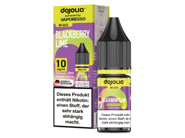 Vaporesso Dojoliq Nikotinsalzliquid - Blackberry Lime 10