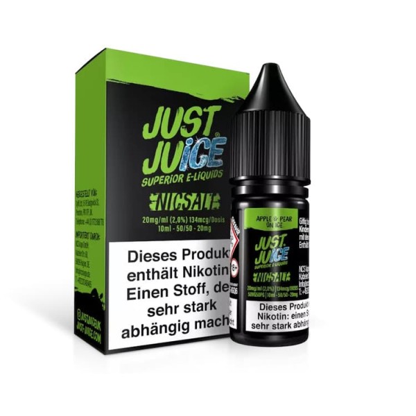 Just Juice - Apple & Pear on Ice 10ml NicSalt Liquid