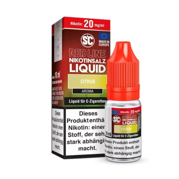 SC Red Line NicSalt Liquid - Citrus