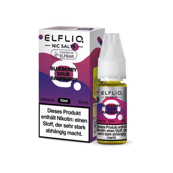 ELFLIQ Blueberry Sour Raspberry NicSalt Liquid