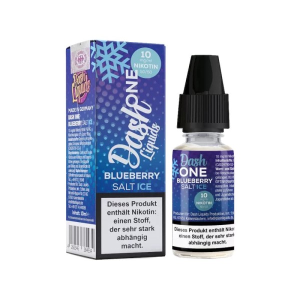 Dash One - Blueberry Ice - 10ml NicSalt Liquid