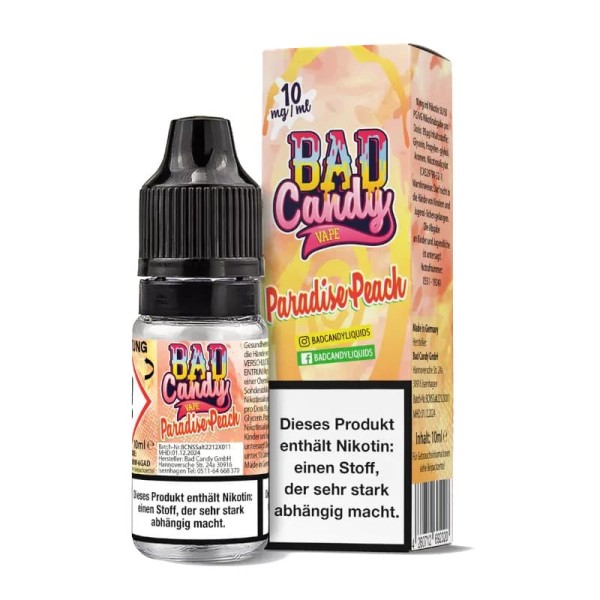 Bad Candy - Paradise Peach - 10ml NicSalt Liquid