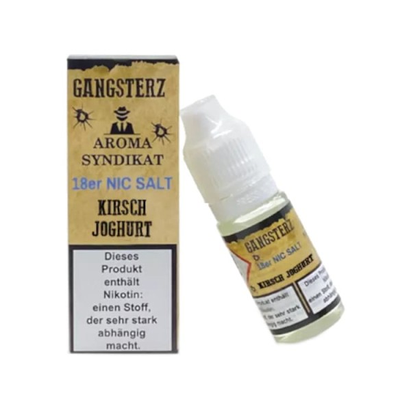 Gangsterz - Kirsch Joghurt - 10ml NicSalt Liquid