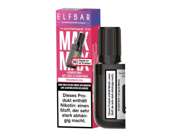 Elfbar Max Refill Container Strawberry Ice