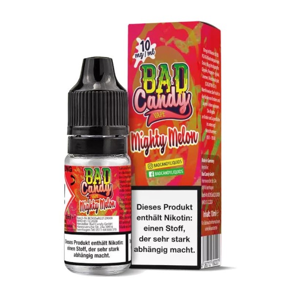 Bad Candy - Mighty Melon - 10ml NicSalt Liquid