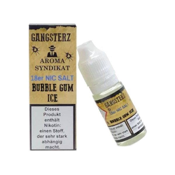 Gangsterz - BubbleGum Ice - 10ml NicSalt Liquid