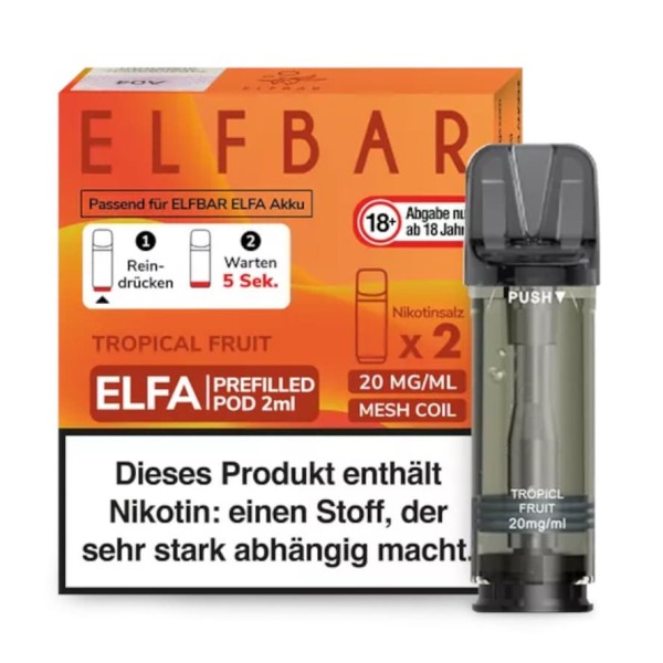 ELFBAR Elfa Pod Tropical Fruit 2er Pack