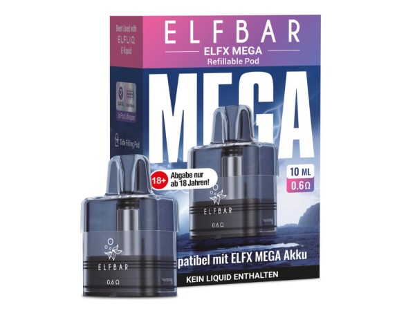 Elfbar Elfx Mega Pod - 10ml - 0,6