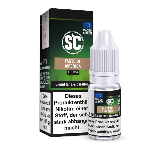 SC Liquid 10ml Taste of America Tabak