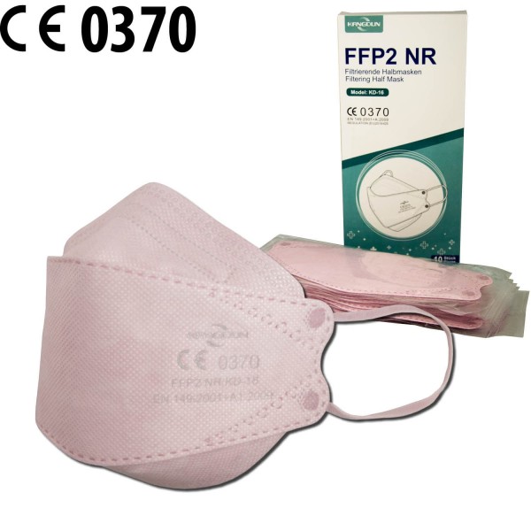 FFP2 NR "3D" Schutzmaske Alt-Rosa
