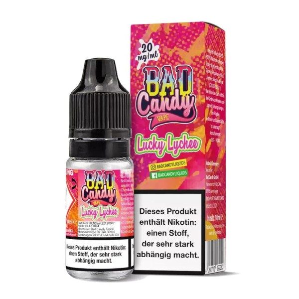 Bad Candy - Lucky Lychee - 10ml NicSalt Liquid
