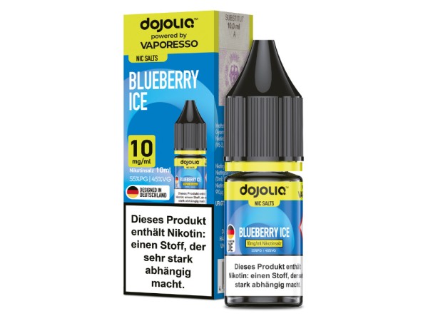 Vaporesso Dojoliq Nikotinsalzliquid - Blueberry Ice 10