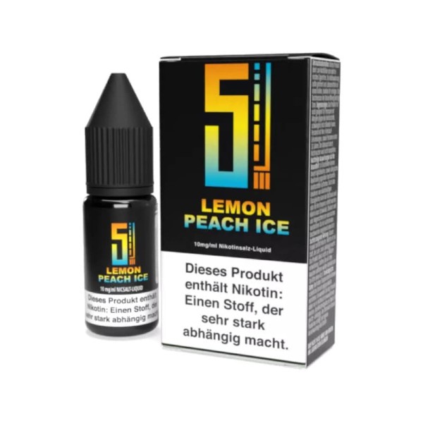 5EL NicSalt Liquid - Lemon Peach Ice