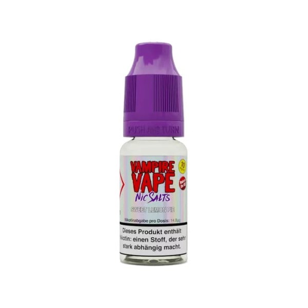 Vampire Vape - Sweet Lemon Pie 10ml NicSalt Liquid