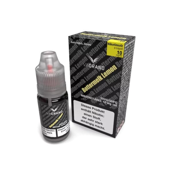 Vagrand - Bottermelk Lemon 10ml NicSalt Liquid