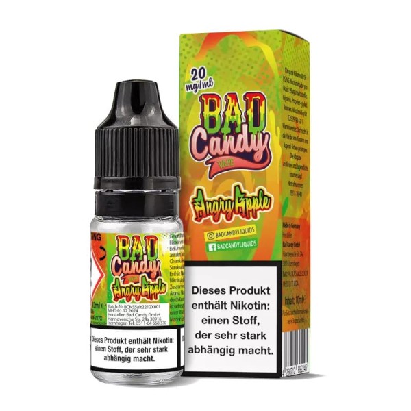 Bad Candy - Angry Apple - 10ml NicSalt Liquid