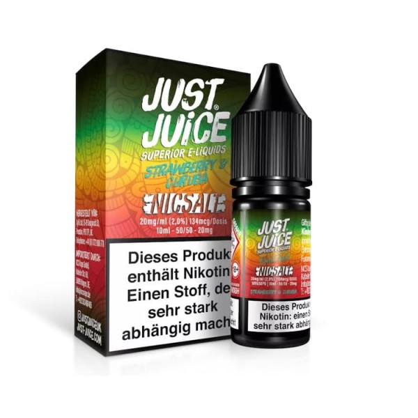 Just Juice - Strawberry & Curuba 10ml NicSalt Liquid
