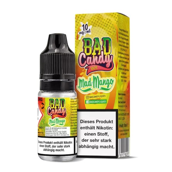 Bad Candy - Mad Mango - 10ml NicSalt Liquid