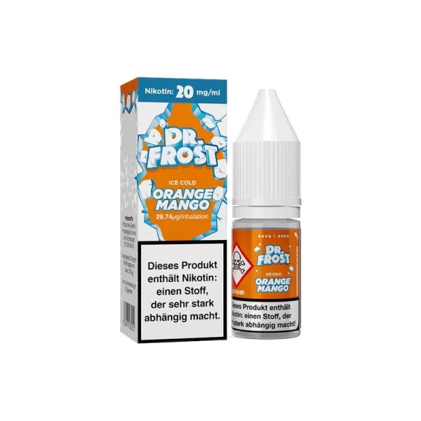 Dr. Frost Ice Cold - Orange Mango 10ml NicSalt Liquid