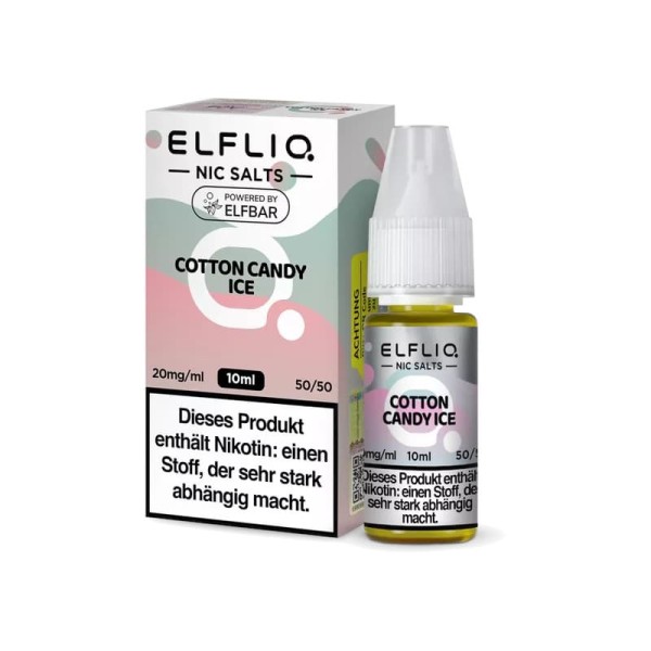 ELFLIQ Cotton Candy Ice NicSalt Liquid