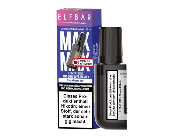Elfbar Max Refill Container Blackberry Ice