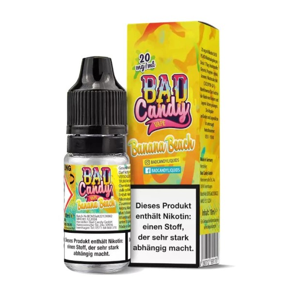 Bad Candy - Banana Beach - 10ml NicSalt Liquid