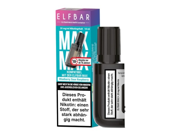 Elfbar Max Refill Container Blueberry Sour Raspberry
