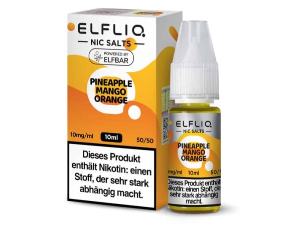 ELFLIQ Pineapple Mango Orange  NicSalt Liquid 10 mg