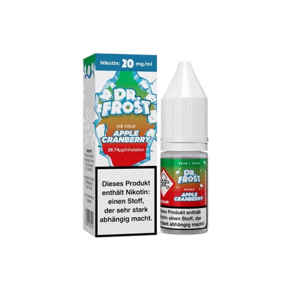 Dr. Frost Ice Cold - Apple Cranberry 10ml NicSalt Liquid