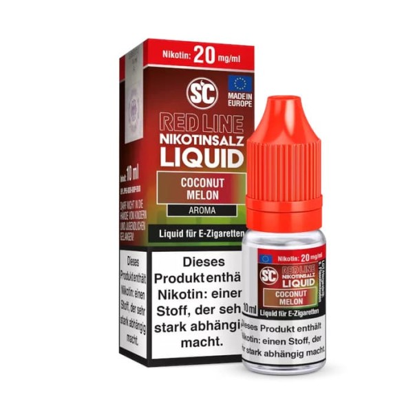 SC Red Line NicSalt Liquid - Coconut Melon