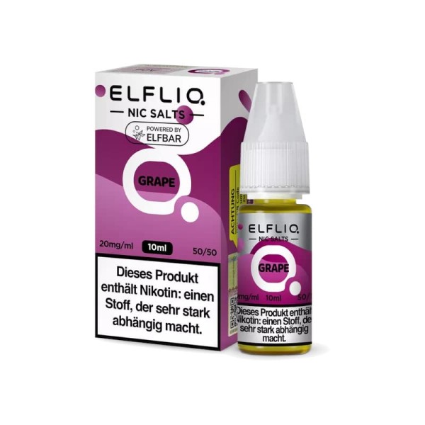 ELFLIQ Grape NicSalt Liquid